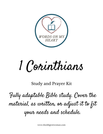 *NEW* 1 Corinthians Study and Prayer Kit