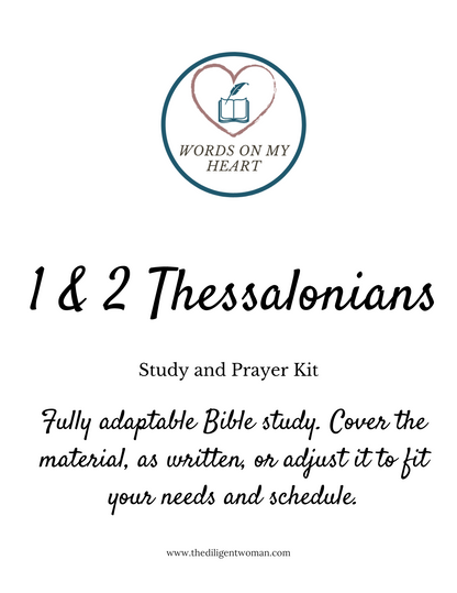 *NEW* 1 & 2 Thessalonians Study and Prayer Kit