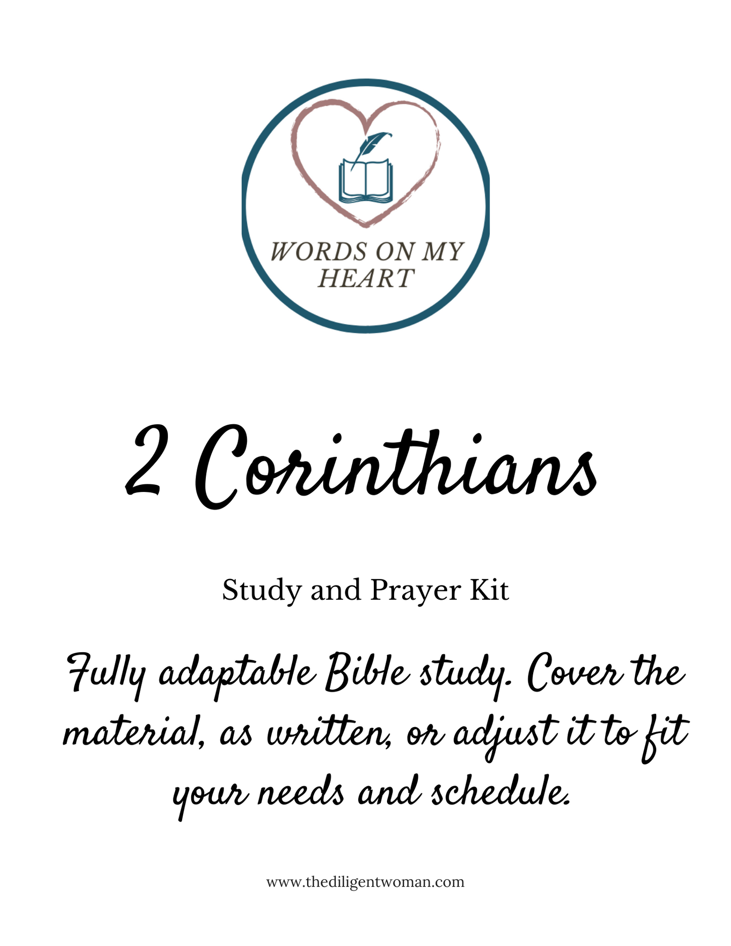 *NEW* 2 Corinthians Study and Prayer Kit