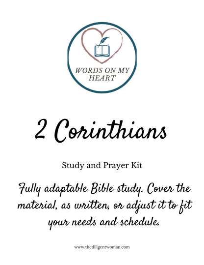 *NEW* 2 Corinthians Study and Prayer Kit