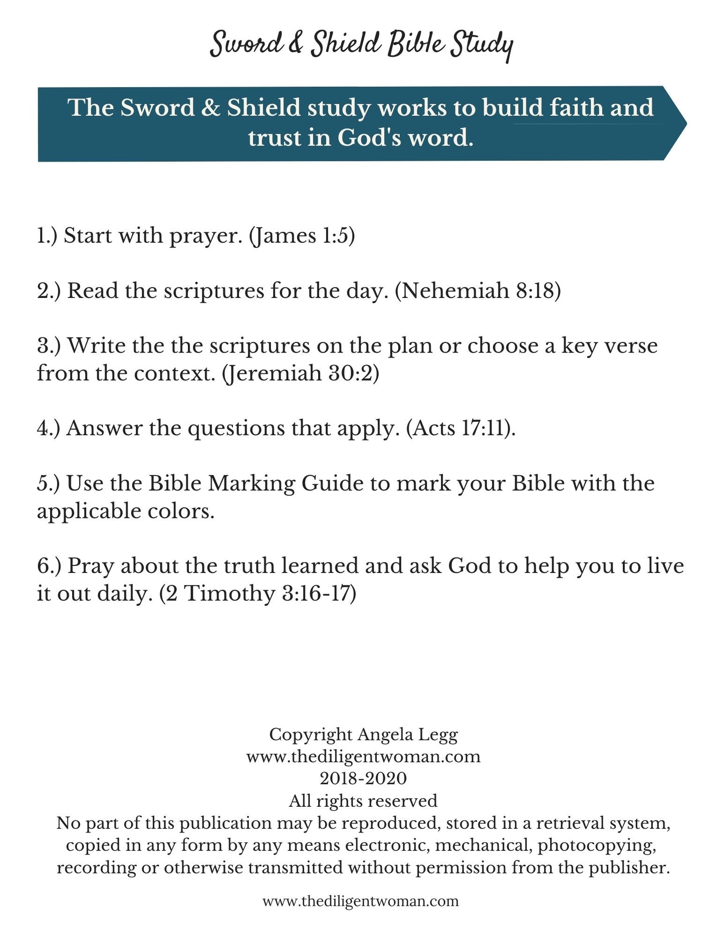 Hebrews Study and Prayer Kit